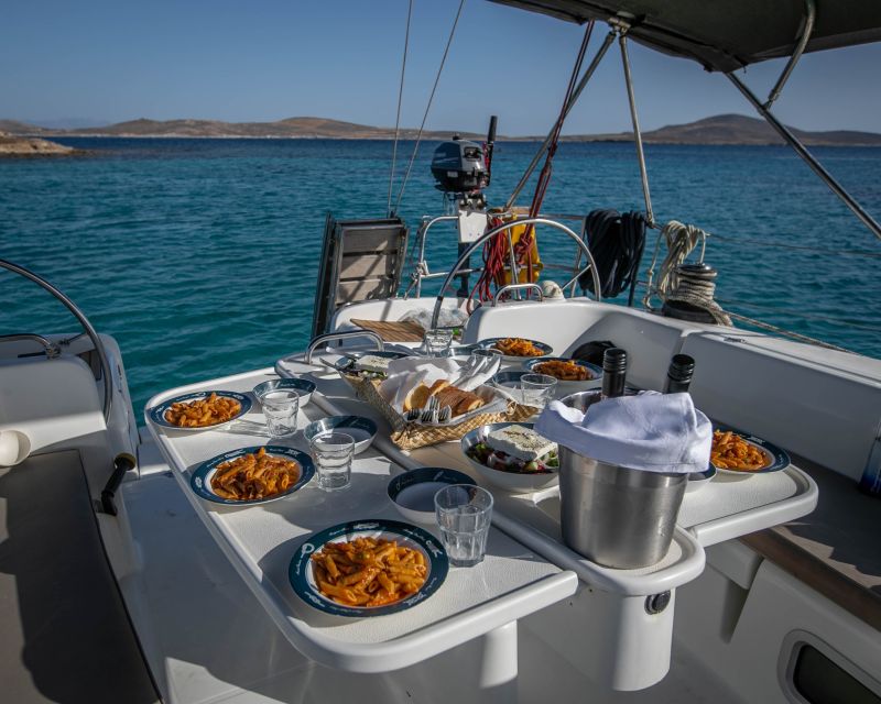 Mykonos: Delos & Rhenia Boat Cruise with Lunch & Transfer - Key points at a glance