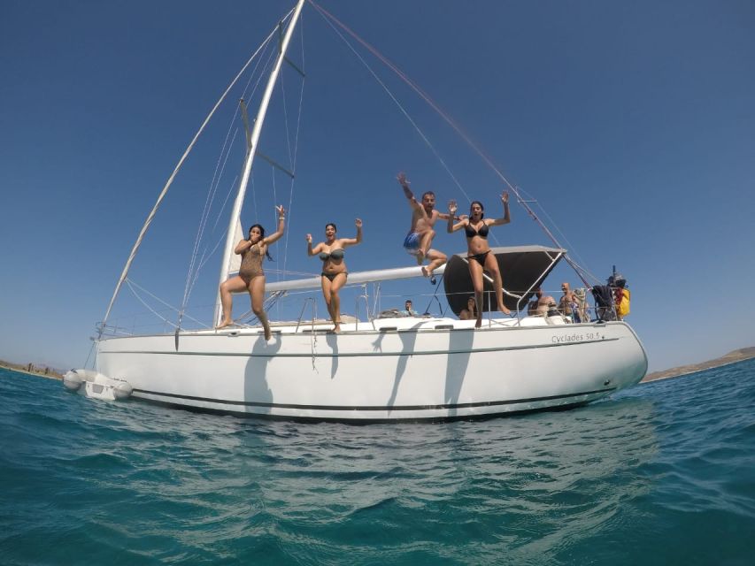 Mykonos: Delos & Rhenia Boat Cruise with Lunch & Transfer - Rhenia’s four sandy coves and clear water