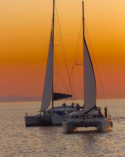 Mykonos: Rhenia Island Catamaran Cruise with Meal and Drinks - How the timing works