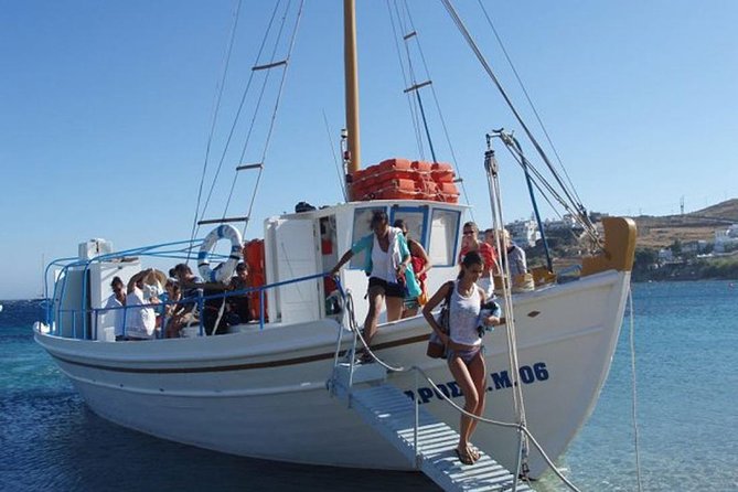 Mykonos South Coast Cruise with lunch - A Slow Start From Ornos Beach