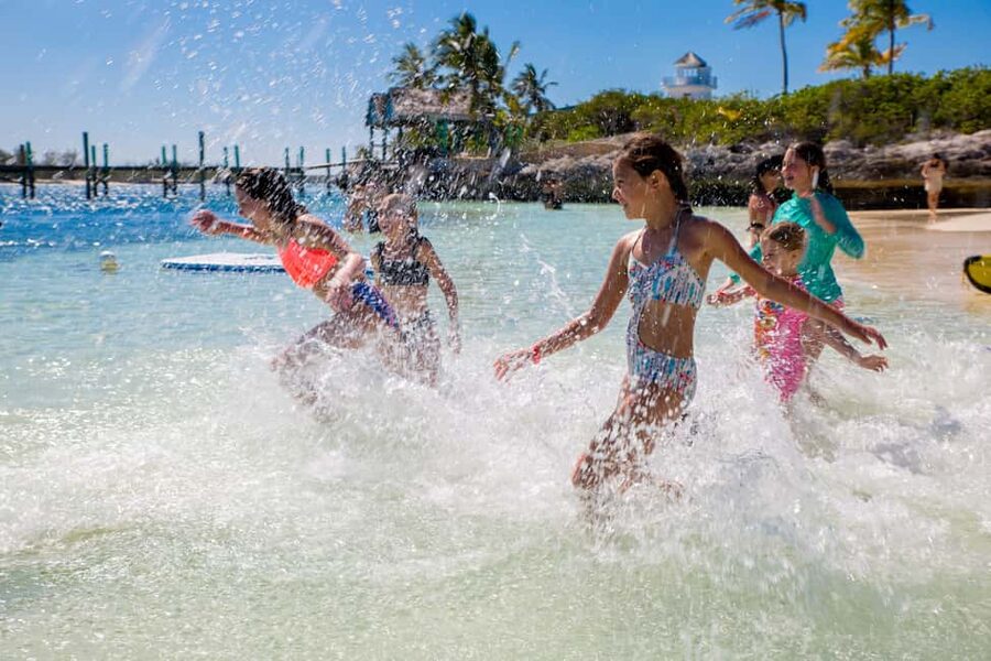 Nassau: Pearl Island Beach Day Trip and Cruise with Lunch - Kayaks, paddle boards, and the floating water area