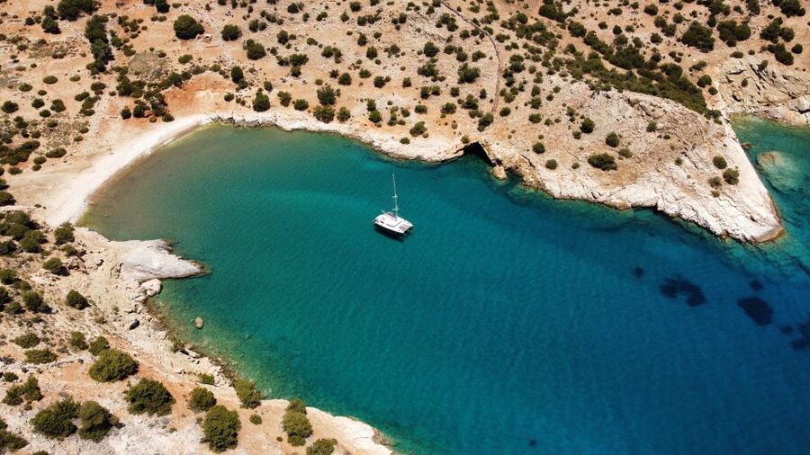Naxos: Catamaran Cruise with Lunch & Drinks - Setting off from Piso Livadi or Actionseaze Sailing