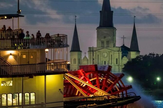 New Orleans Steamboat Natchez Jazz Cruise with Dinner Option - Boarding at Toulouse Street Wharf from 6 to 7 p.m.