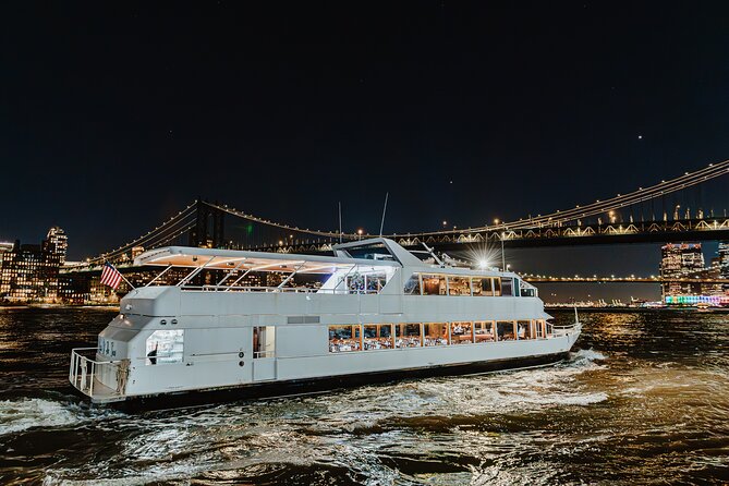 New York City Dinner Cruise with Live Music - Under the Brooklyn Bridge and past Brooklyn Bridge Park