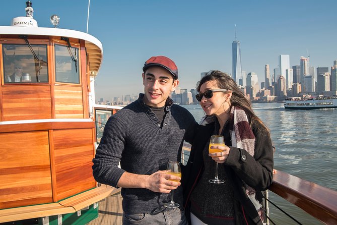 New York City Holiday Brunch Cruise on Classic Boat - Ellis Island and the approach to New York Harbor