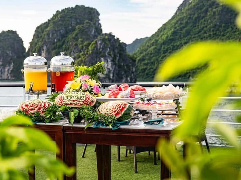 Ninh Binh: Halong Bay Day Cruise With Meal & Drop in Hanoi - Walking through Surprise Cave