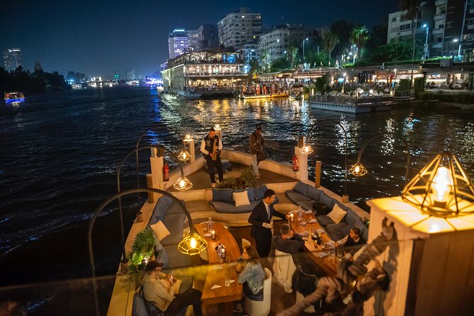 Open Air Nile Dinner Cruise with Sunset or Night Vibes - Seeing Cairo from the open-air NileTaxi Seagull