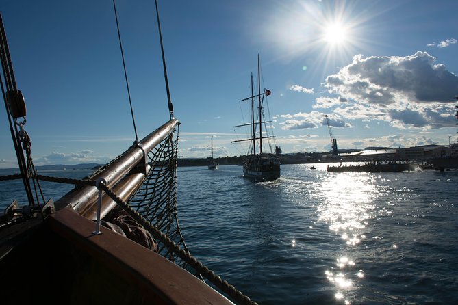 Oslo Fjord Evening Cruise with Shrimp Buffet on a Sailing Ship - Cold air, blankets, and changing weather