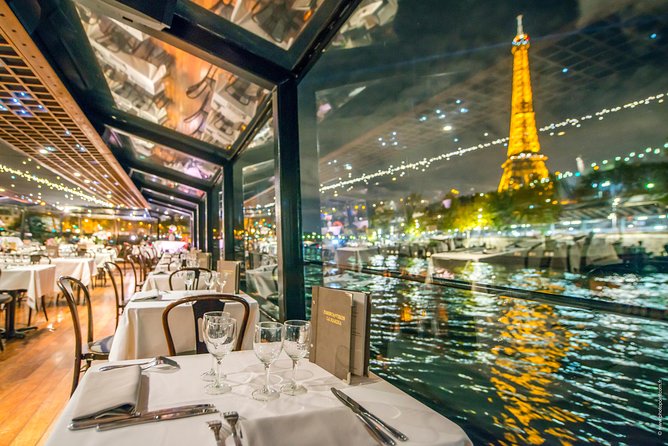 Paris 3-Courses Gourmet Dinner Seine River Cruise with Champagne - From Promenade Édouard Glissant to Notre-Dame