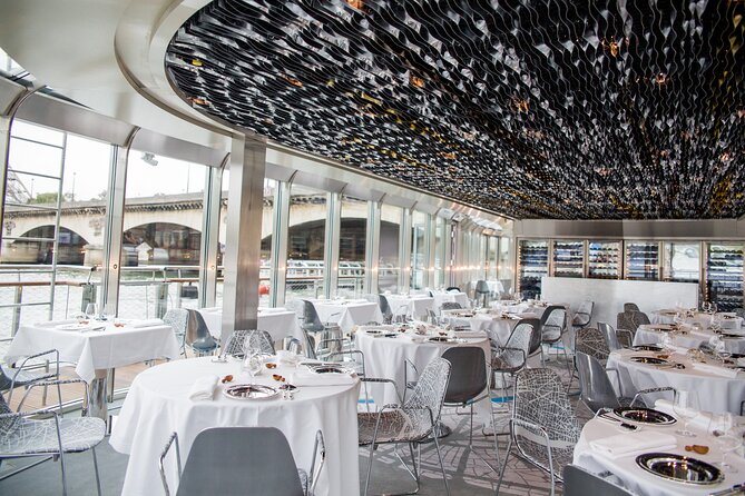 Paris at the First Lodges - Ducasse sur Seine Lunch Cruise - Nearly 100 wines, with drinks charged separately