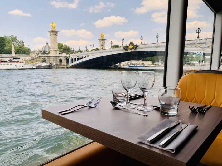 Paris : Bistronomic early dinner cruise - Starting beneath Alexandre III Bridge