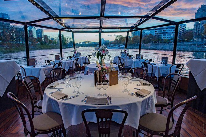 Paris Seine River Dinner Cruise with Champagne and Window Seating - Pont d’Iéna, Trocadéro, and the Statue of Liberty