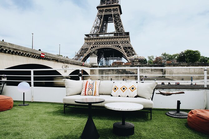 Paris Theo Boat Seine River Italian Trattoria Style Dinner Cruise - Seating, terrace views, and weather