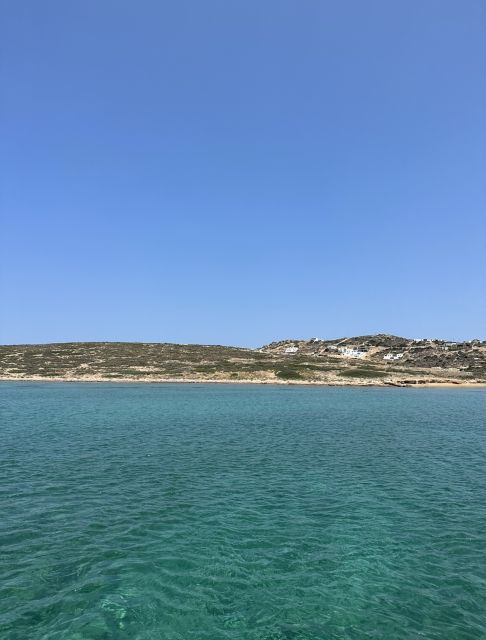 Paroikia: Despotiko & Blue Lagoon Cruise with Meal & Drinks - What the $107 price includes