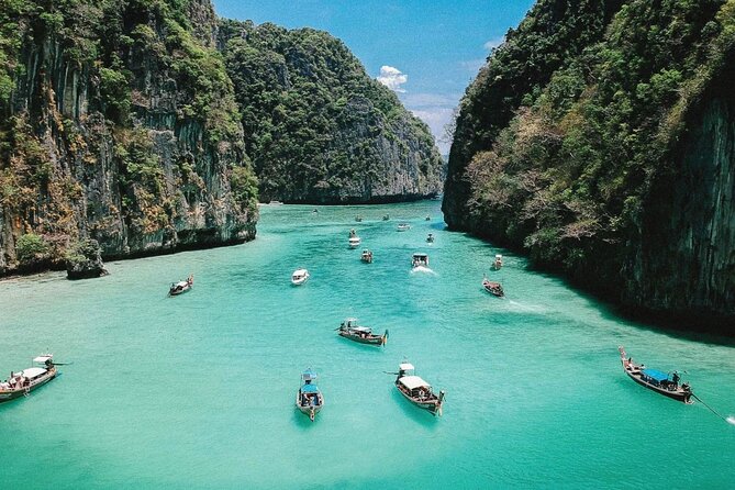 Phi Phi Islands Cruise with Lunch & Sea View Seats from Phuket - Pileh Lagoon and Viking Cave