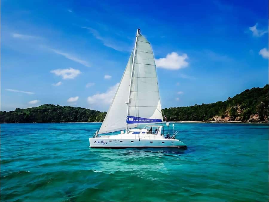 Phuket: Coral and Racha Islands Catamaran Cruise with Lunch - Two islands, one long day on the Andaman Sea
