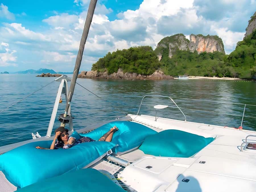 Phuket: Coral and Racha Islands Catamaran Cruise with Lunch - Coral Island: beach time with paid water sports