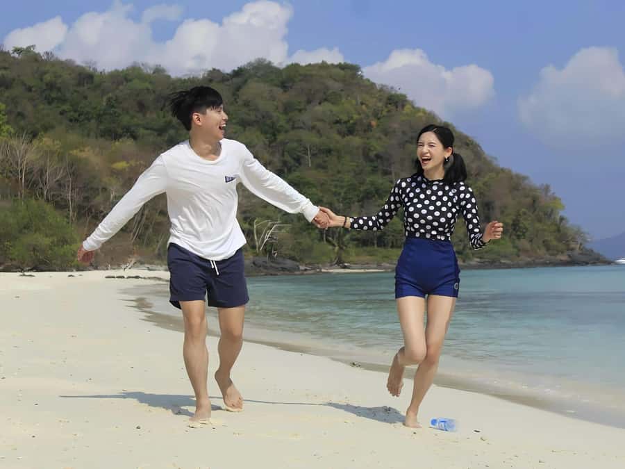 Phuket: Coral and Racha Islands Catamaran Cruise with Lunch - Boarding the catamaran from Chalong