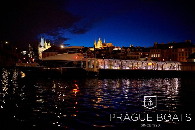 Prague Boats 3-hours Crystal Dinner Cruise - Key things to know before booking