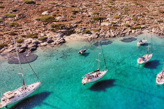 Private luxury Escape Sailing, Snorkel and Lunch Cruise - Agios Georgios Bay for swimming and snorkeling