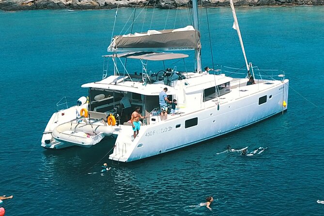 Rethymno Catamaran Cruise: Healthy Lunch & Open Bar - Georgioupoli Bay, with time to swim and play