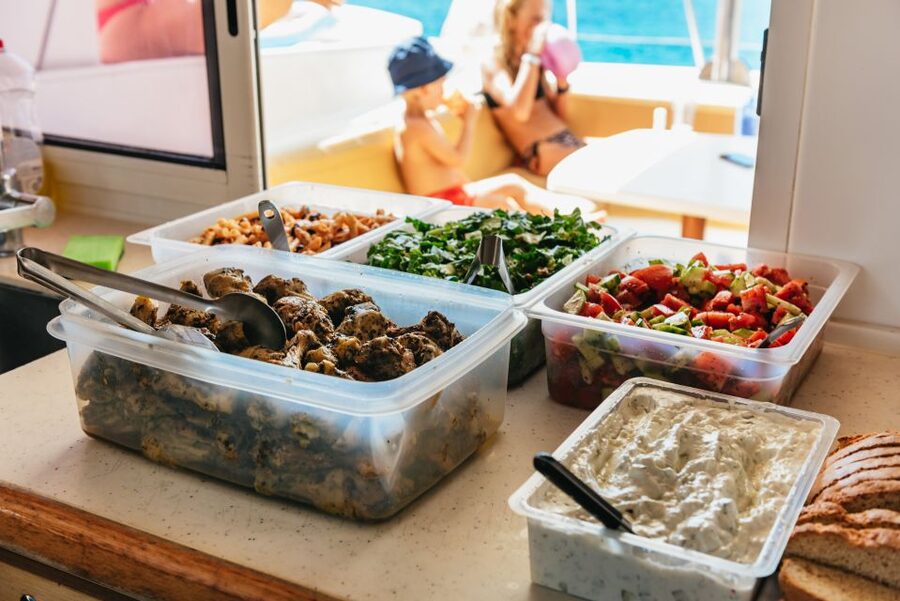 Rhodes: All-Inclusive Catamaran Cruise with Lunch and Drinks - Kallithea Springs, the final swim