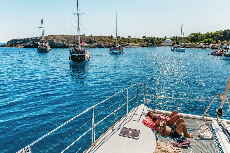 Rhodes: All-Inclusive Catamaran Cruise with Lunch and Drinks - What the $83 price really covers