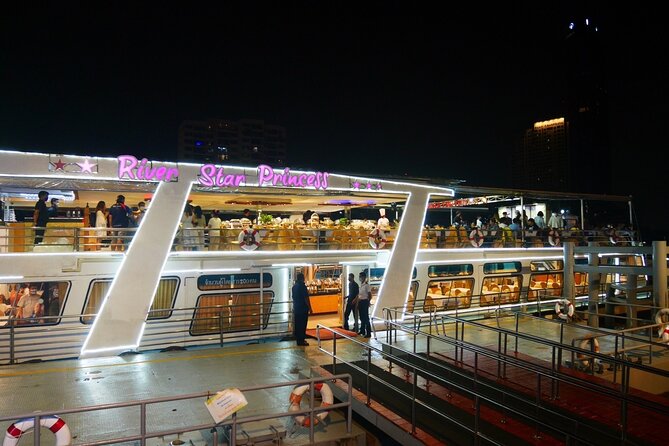 River Star Princess Dinner Cruise: Bangkok Chao Phraya River - Phra Pin-klao Bridge and the western river view