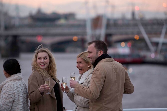 River Thames Evening Cruise with Sparkling wine and Canapés - Sparkling wine, canapés, and the onboard atmosphere