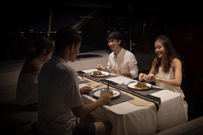 Romantic Private Sunset Dinner Cruise with a 3-course meal - The return route past Singapore’s skyline