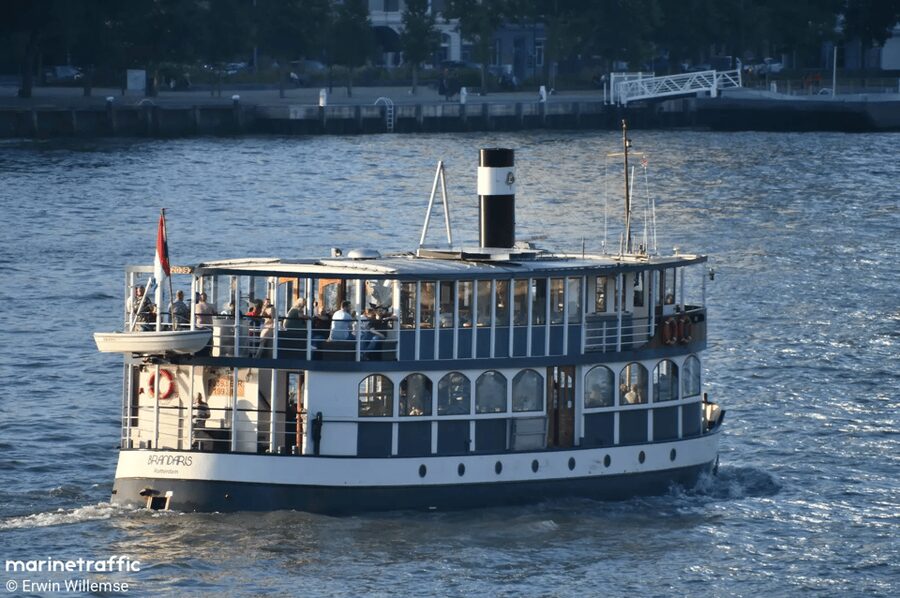 Rotterdam: 2.5-Hour Leckers Boat Cruise and Buffet - Rotterdam from the water, with dinner in front of you