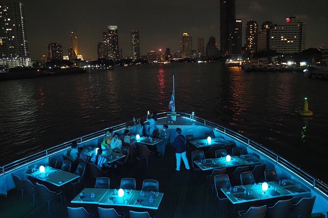 Royal Princess Dinner Cruise: Bangkok Chao Phraya River - The Grand Palace area from the water