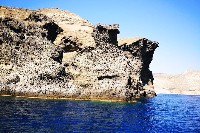 Sailsational Luxury Santorini Catamaran Sunset Cruise with Dinner - Into the caldera and toward the volcano