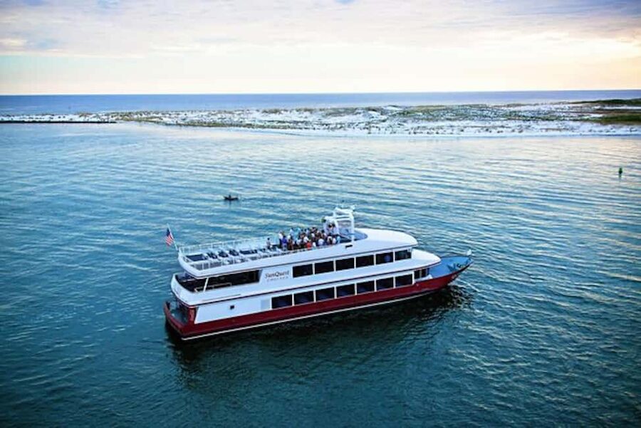Sandestin: Sunset Dinner Cruise with Live Music - Dining with Gulf seafood and prime beef