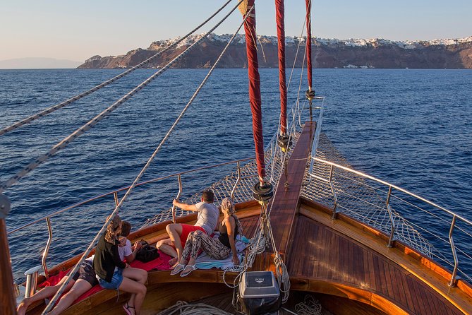 Santorini Caldera Sunset Sailing Cruise with Dinner and Wine - The crew, guide style, and group size