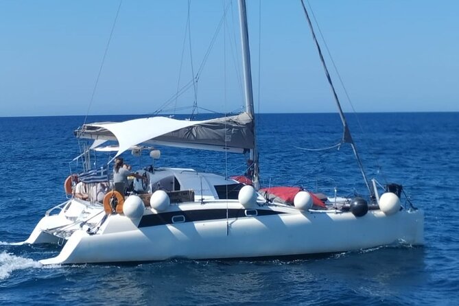 Santorini Catamaran Cruise – 5-Hour Private Sailing Experience - What the $1,203.71 price buys you