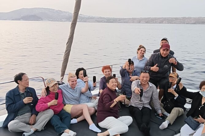 Santorini Catamaran Cruise with Meal and Drinks - What the private format is worth