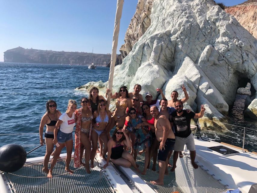 Santorini: Catamaran Cruise with Meal & Open Bar - Thirassia, lunch, and the open bar
