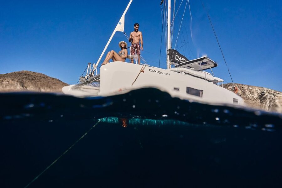 Santorini: Day Luxury Catamaran Cruise with Meal & Drinks - FAQ
