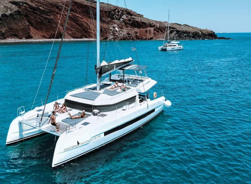 Santorini: Majestic Catamaran Cruise with Meal and Drinks - Why the catamaran makes sense for Santorini