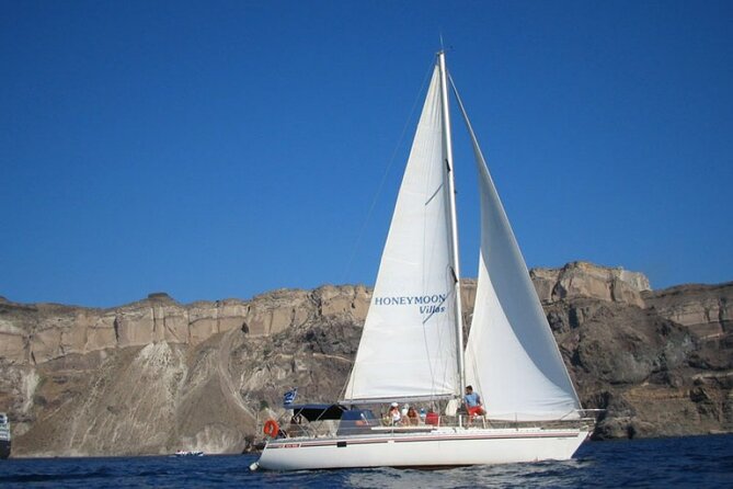 Santorini Oia: Private Sailing Yacht Cruise with Meal and Drinks - Key points to know before booking
