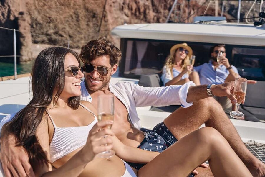 Santorini: Southern Island Luxury Catamaran Cruise with Meal - What makes this cruise worth considering