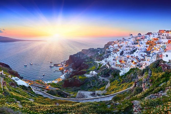 Santorini Sunset Dinner Cruise Including Nea Kameni Visit - Walking across Nea Kameni volcano