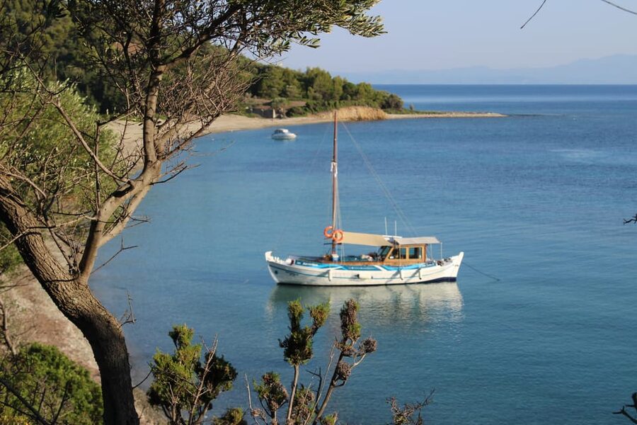 Skiathos: Boat Cruise with Dinner & Sunset Viewing - Tsougria and Arkos: island scenery without a road