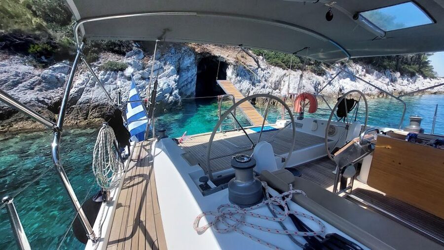 Skiathos: Full-Day Sailing Cruise with Lunch - Sailing time, motor time, and sea conditions
