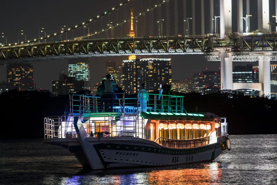Sumida River: Japanese Traditional Yakatabune Dinner Cruise - A Tokyo night out that feels different from a normal dinner