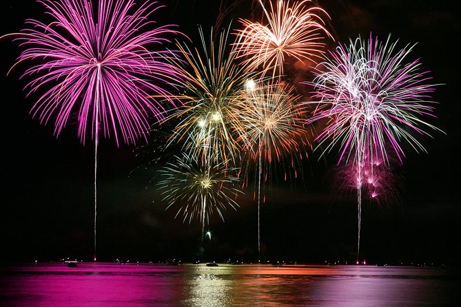 Summer Fireworks and Dinner Catamaran Cruise from Cannes - Boarding at 20 Quai Saint-Pierre