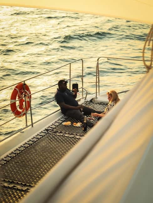 Sunny Beach: Sunset Catamaran Cruise with Dinner & Prosecco - Why the sunset works so well from the catamaran