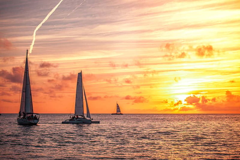 Sunny Beach: Sunset Catamaran Cruise with Dinner & Prosecco - What the catamaran is like onboard
