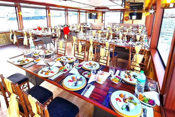 Sunset Cruise with Dinner in Bosphorus - Palaces, fortresses, and bridges farther north